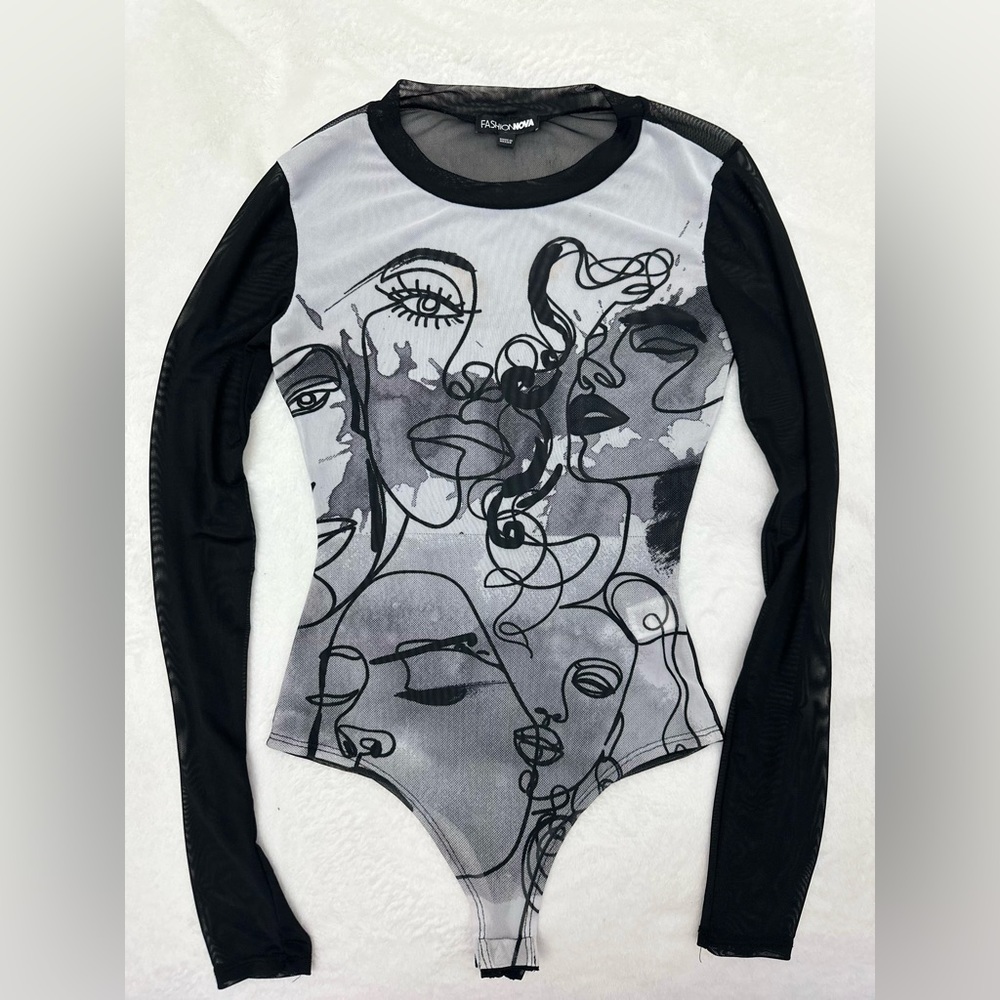Mesh top Art top - size XS